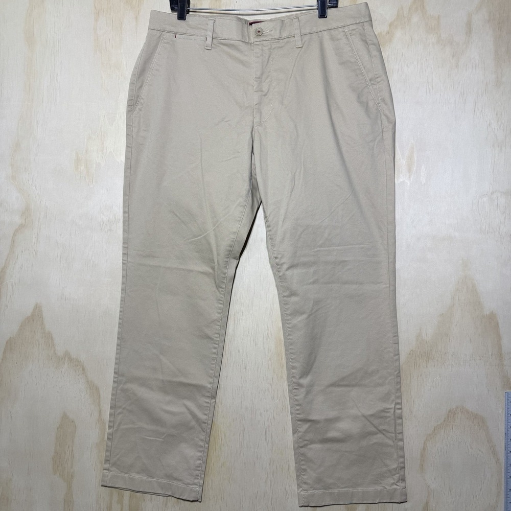 UNTUCKit Chino Pants 36x30 Mens Khaki Relaxed Fit Stretch Casual Workwear